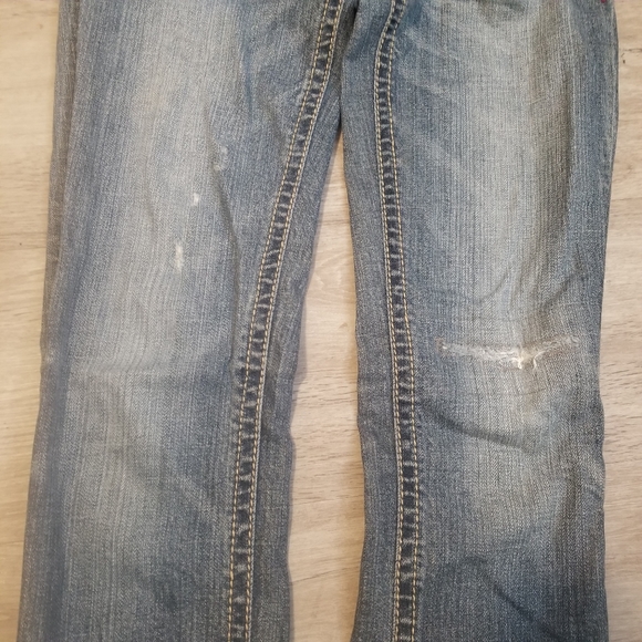 Mek denim women's zanzibar cigarette distressed jeans - Picture 7 of 16